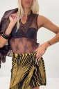camicia con canotta in pizzo reina